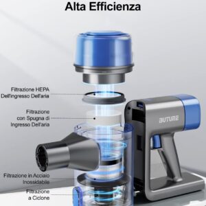🌀 جارو شارژی قدرتمند BuTure VC50