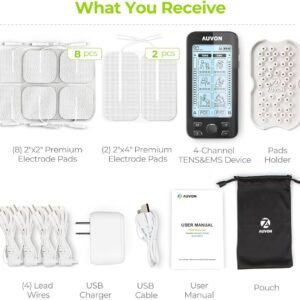 دستگاه تنس فیزیوتراپی 4 کانال 24 حالته AUVONآلمان