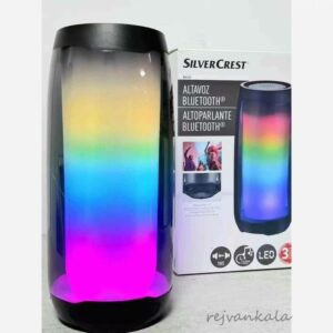 اسپیکر بلوتوثی سیلورکرست – صدایی قدرتمند با جلوه‌های نوری جذاب