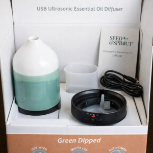دیفیوزر اسانس اولتراسونیک Seed & Sprout مدل Green Dipped (USB)