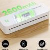 چاپگر قابل حمل حرارتی بدون جوهر LIGHTWISH بی‌سیم مدل D80